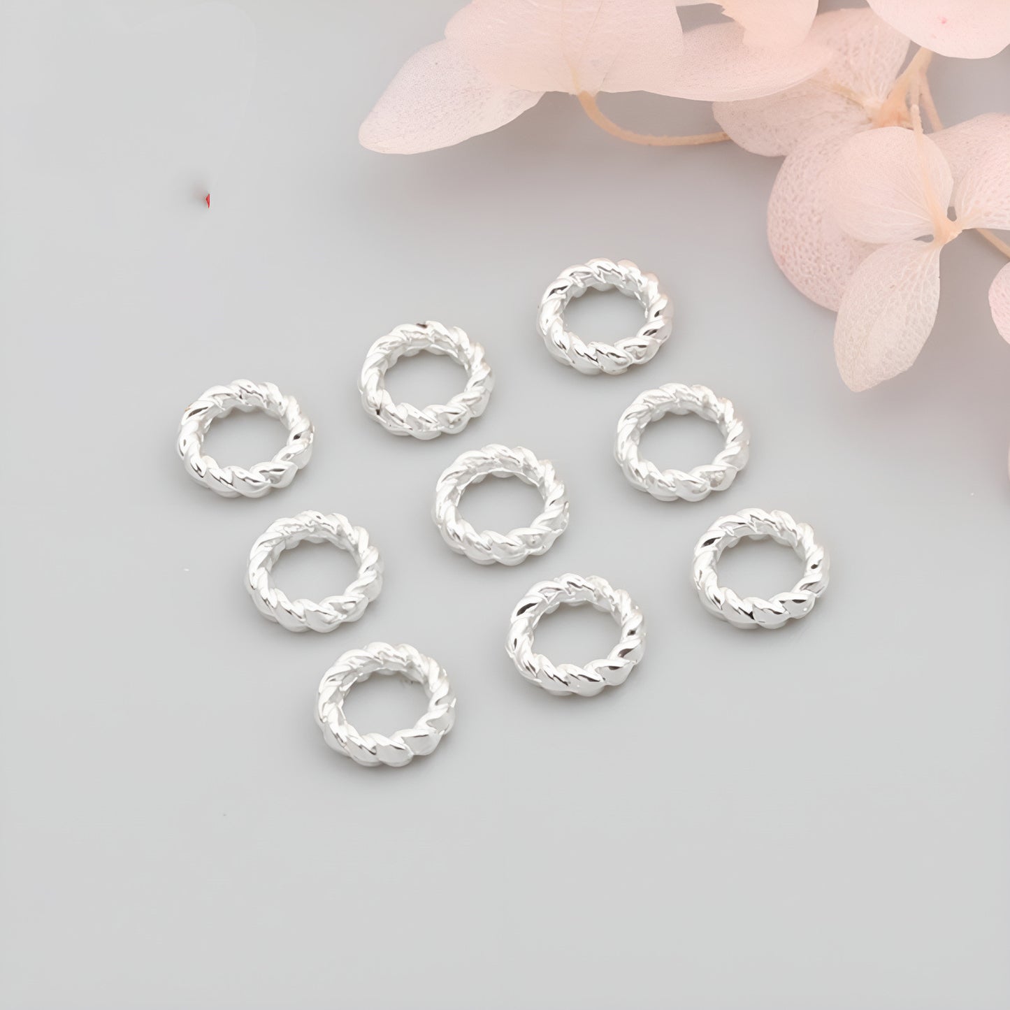 Twist Solid Closed Ring Diy Handmade Ornament Circle Accessories Handmade Special Materials