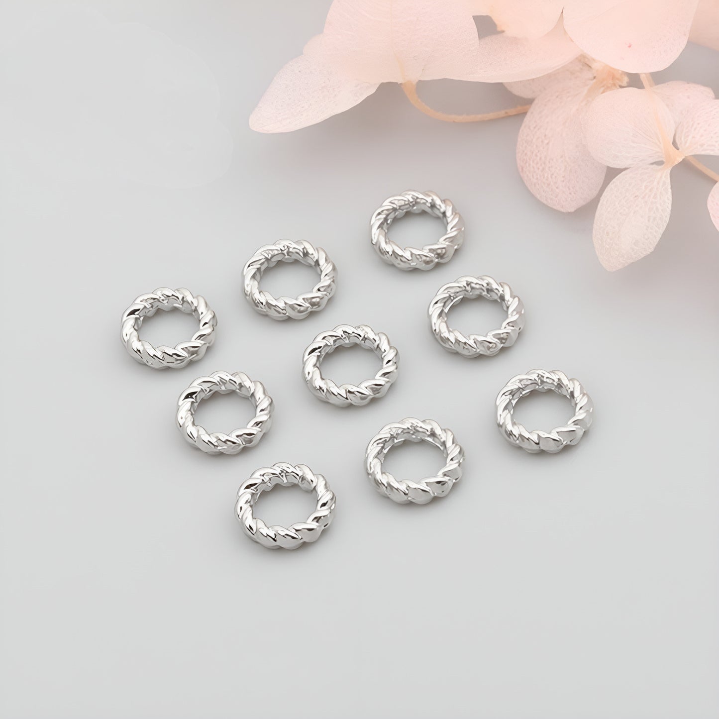 Twist Solide Geschlossen Ring Diy Handgemachte Ornament Kreis Zubehör Handgemachte Spezielle Materialien