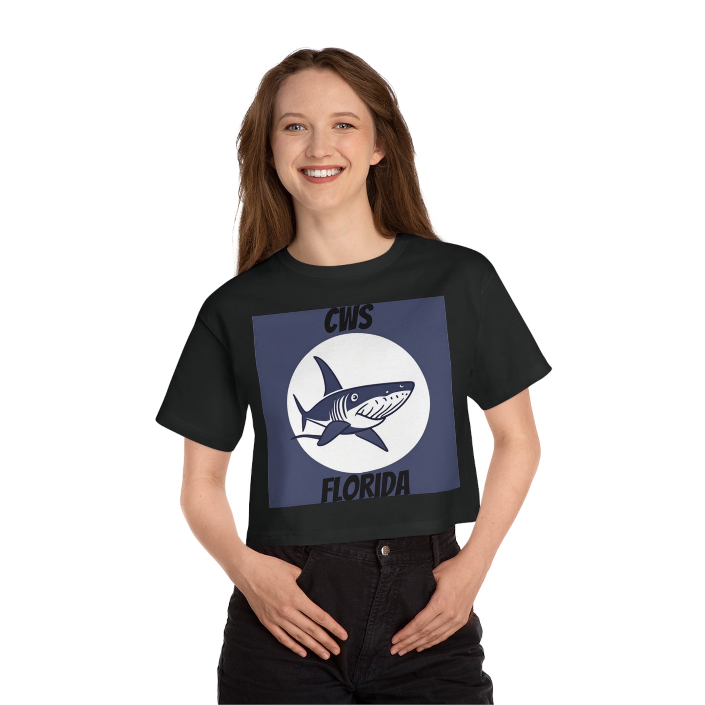 CWS Florida Champion Women's Heritage Cropped T-Shirt By Cozy Winter Store (ships within USA only)