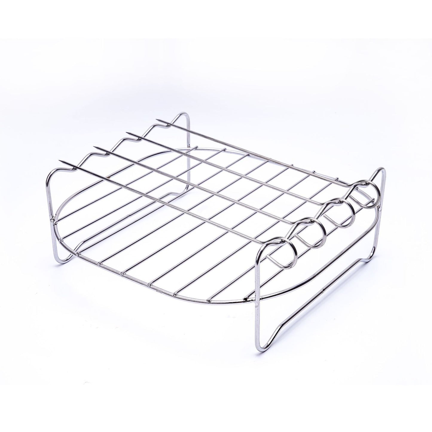 Air Fryer Grill Rack 430 Edelstahl Doppel Schicht Dampfgarer