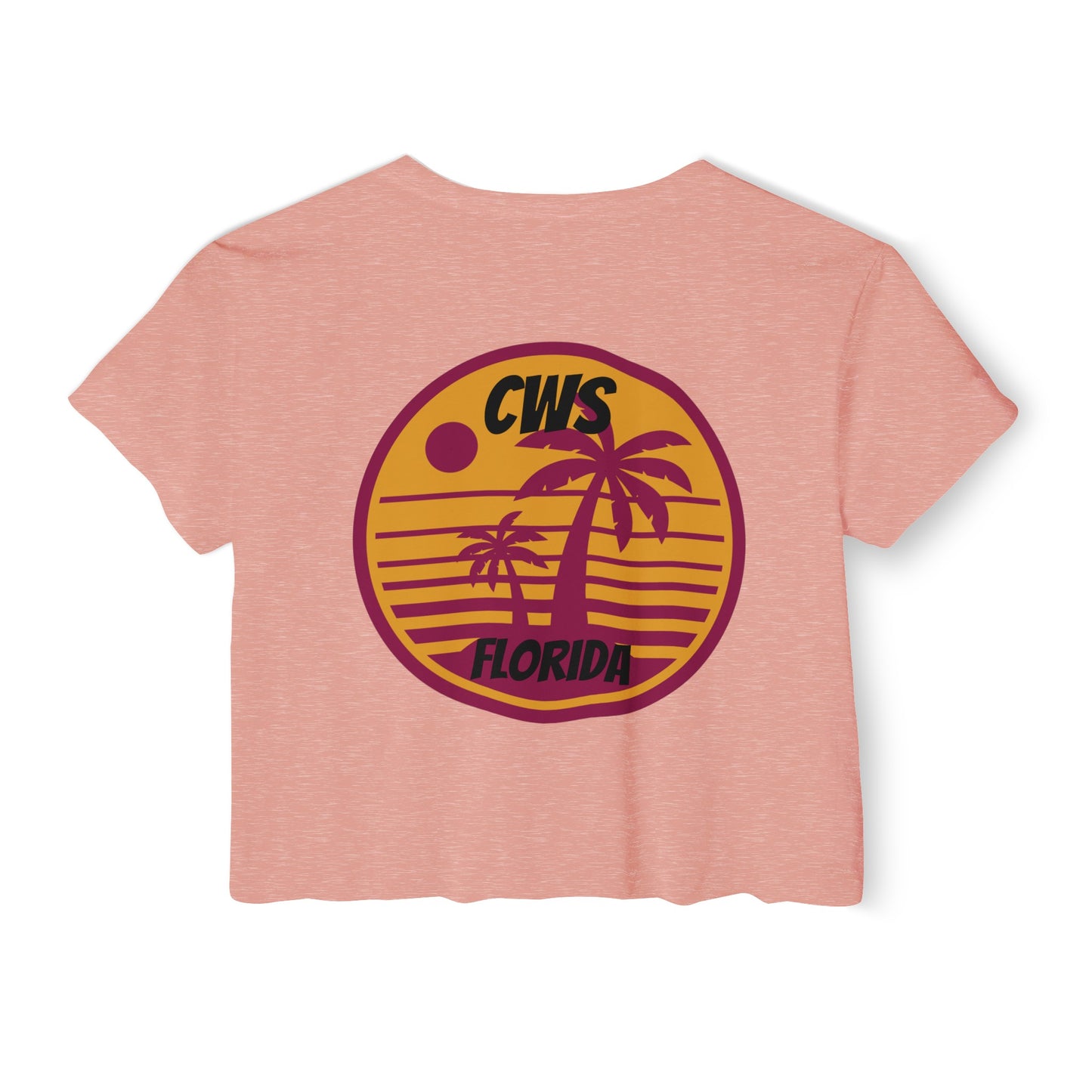 CWS Florida Women's Festival Crop Top By Cozy Winter Store (ships within USA only)