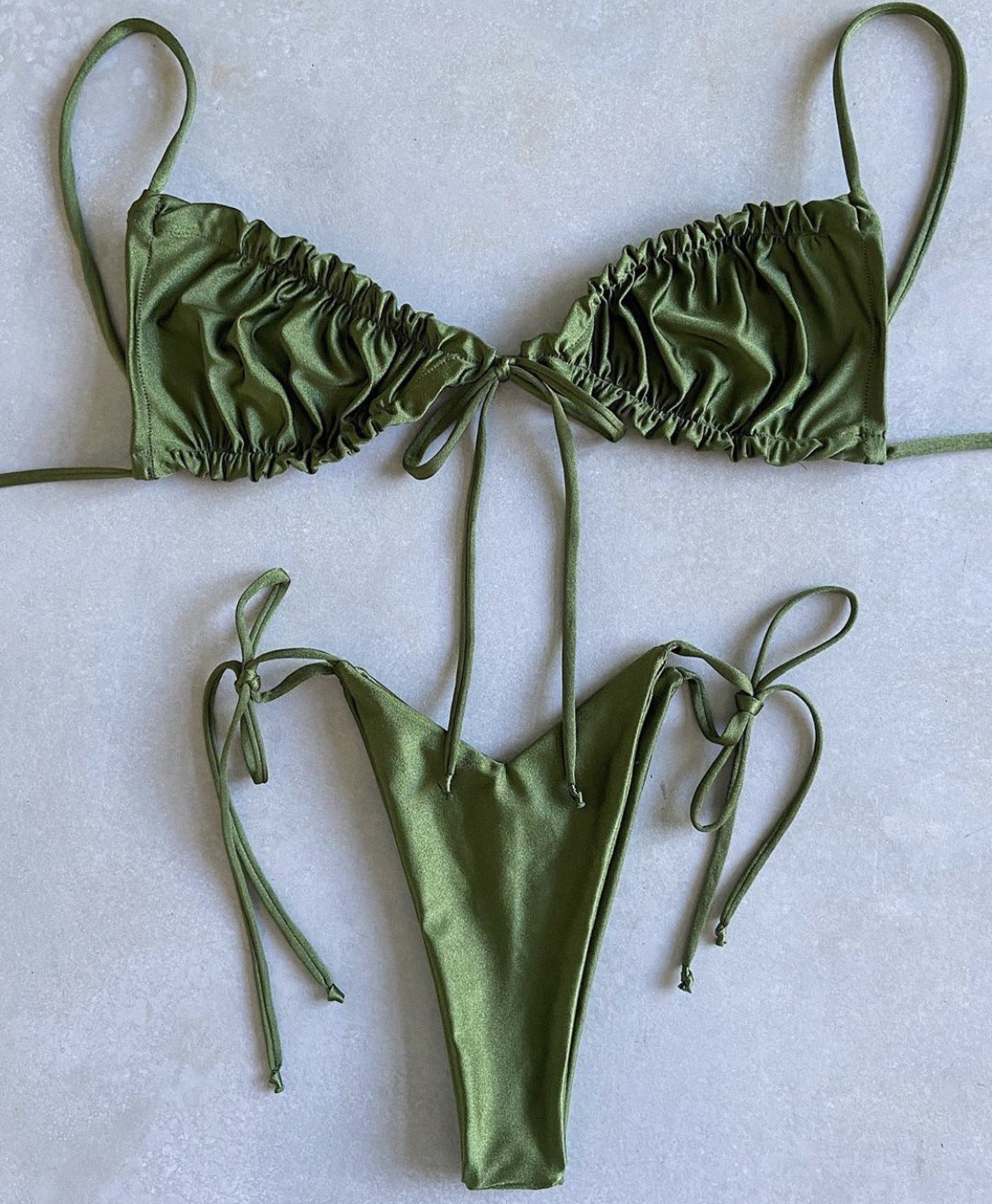 Ladies split swimsuit