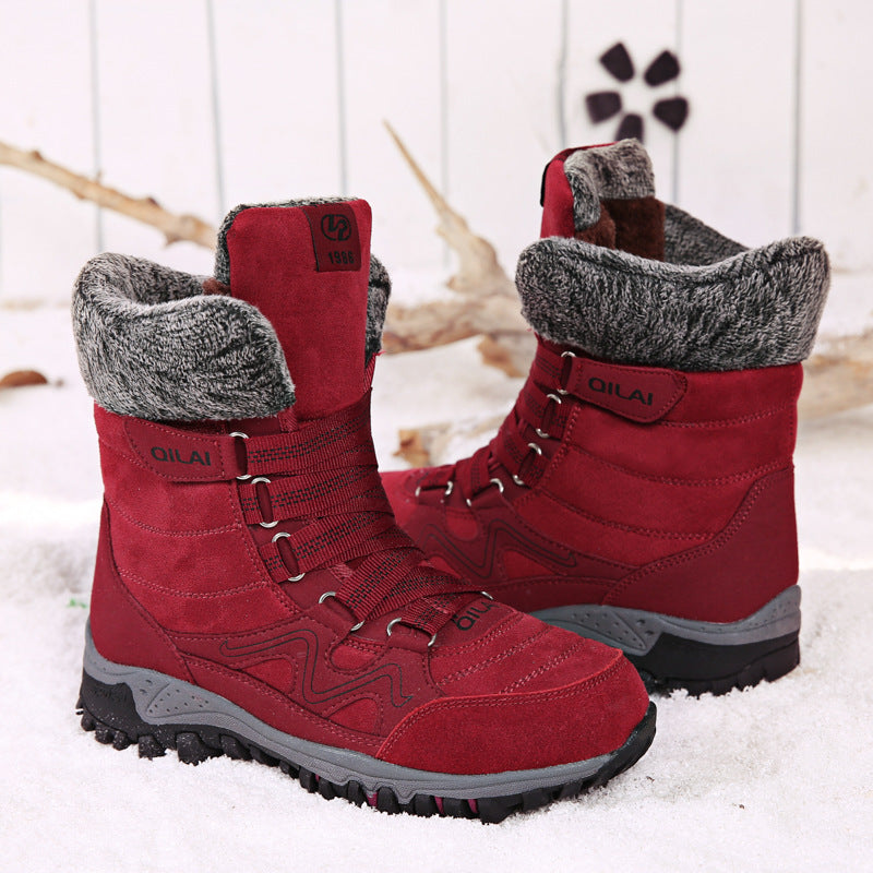 Conquer winter with LunaFrost's Outdoor Snow Boots—ideal for skiing, travel, and hiking. Embrace warmth and style with every step.