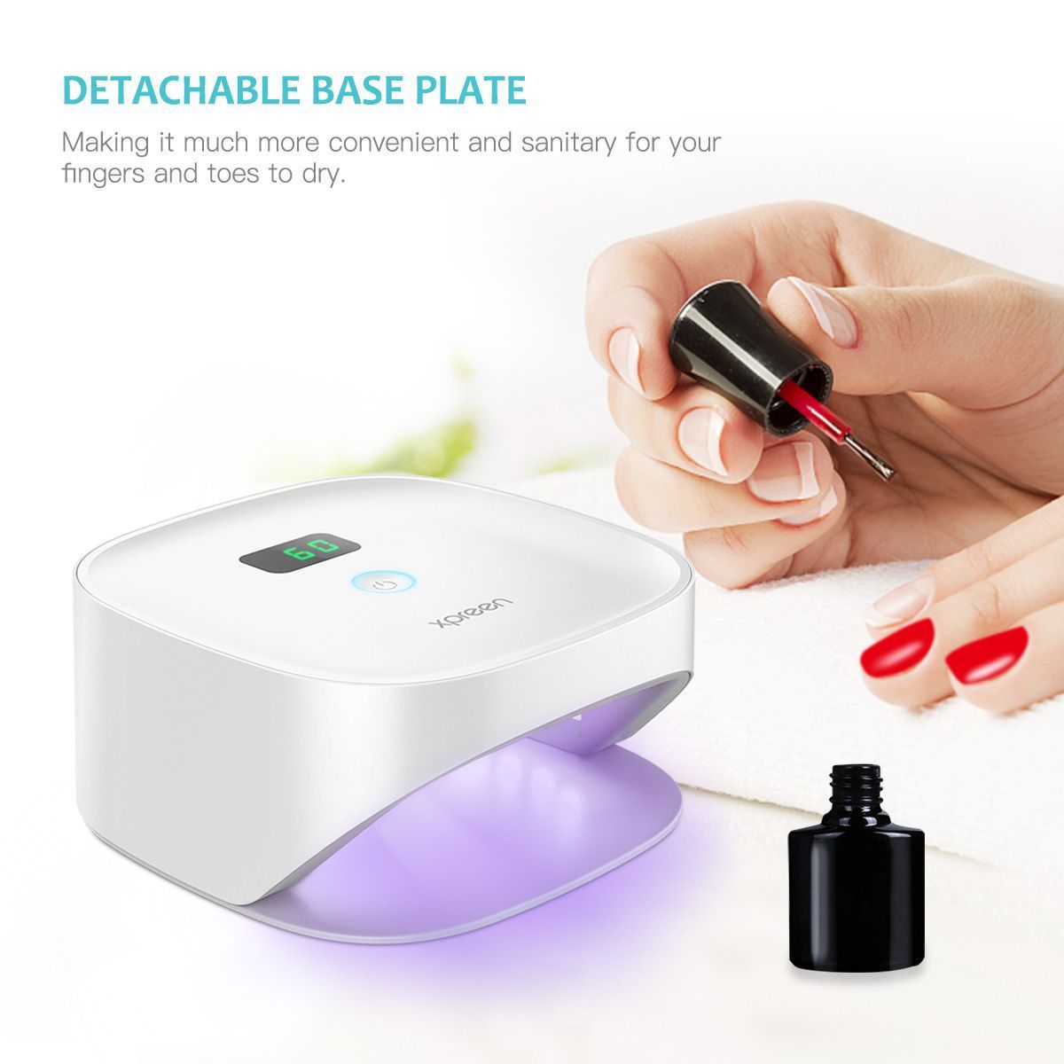 Wireless charging nail phototherapy machine