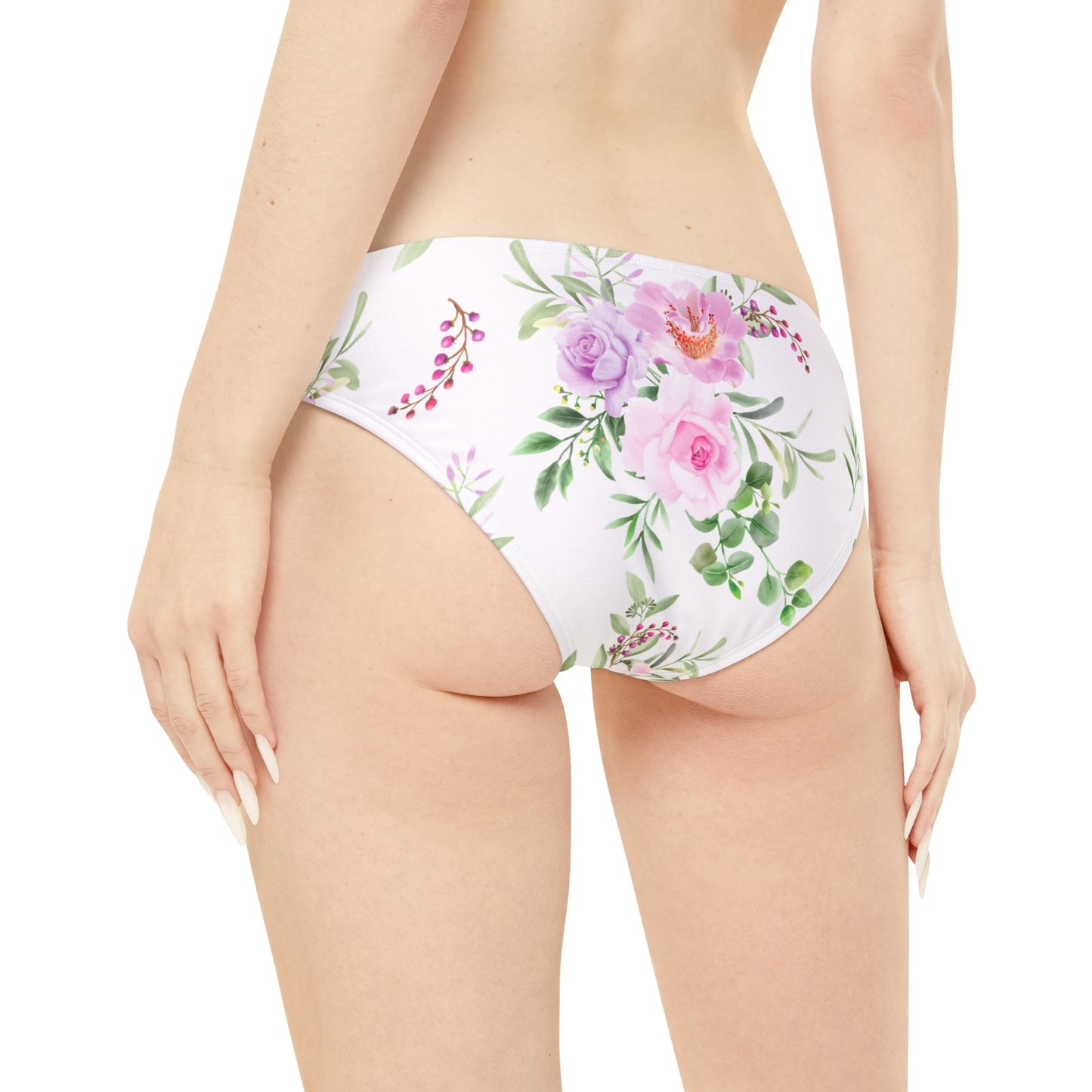 CWS FLorida Loop Tie Side Bikini Bottom (AOP) By Cozy WInter Store (ships within USA only)