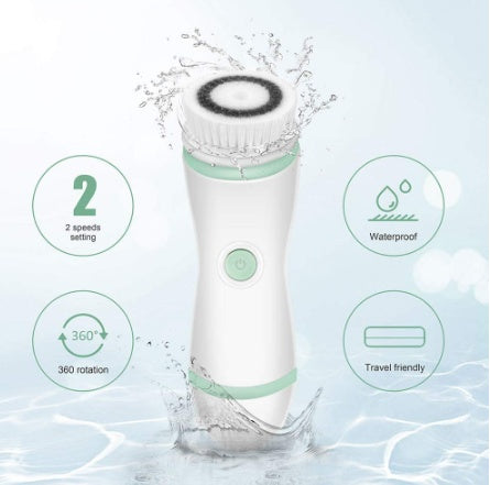 Facial cleaning brush, electric skin waterproof brush