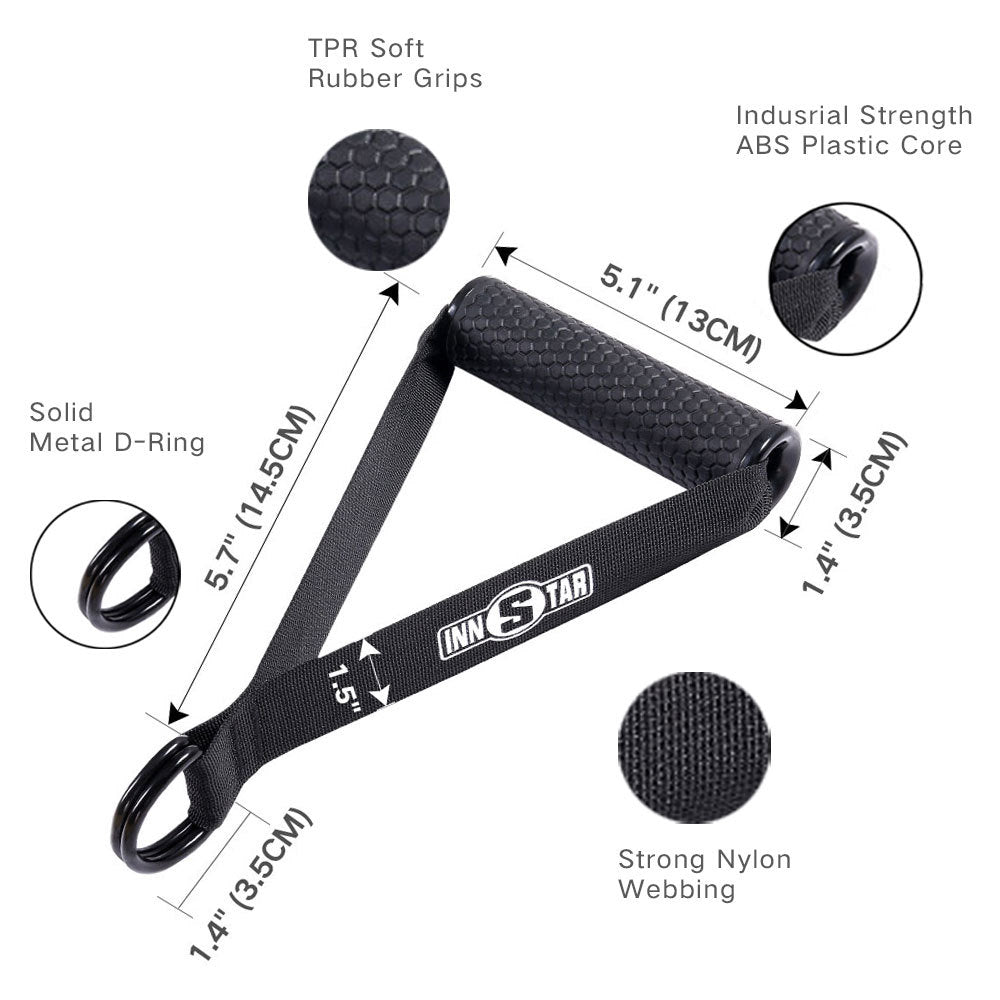 High and low position pull rod handle fitness equipment