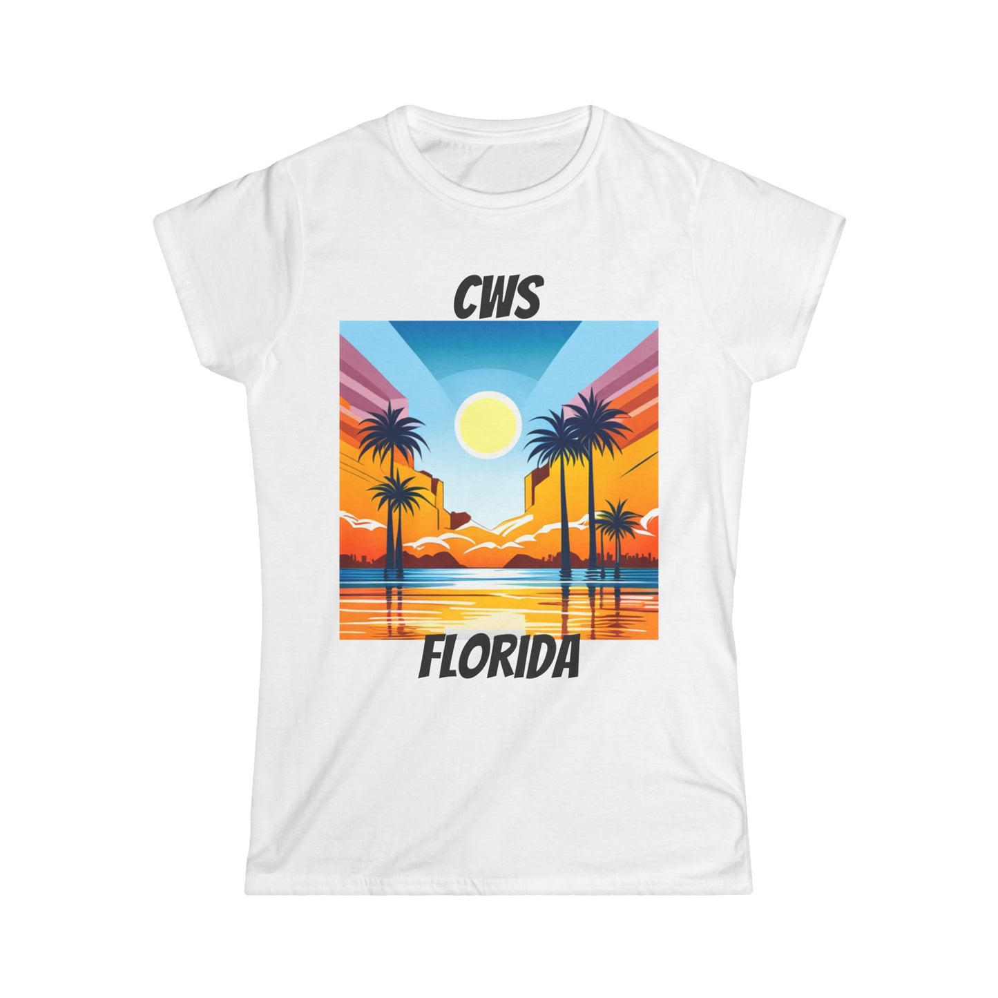 CWS Florida Softstyle-T-Shirt für Damen von Cozy Winter Store (Versand nur innerhalb der USA)