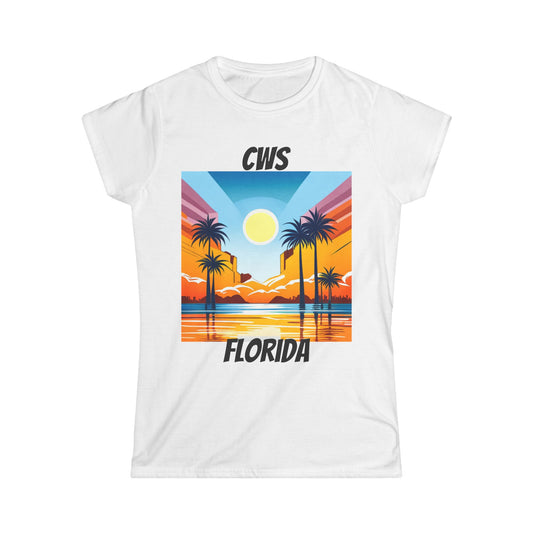 CWS Florida Softstyle-T-Shirt für Damen von Cozy Winter Store (Versand nur innerhalb der USA)