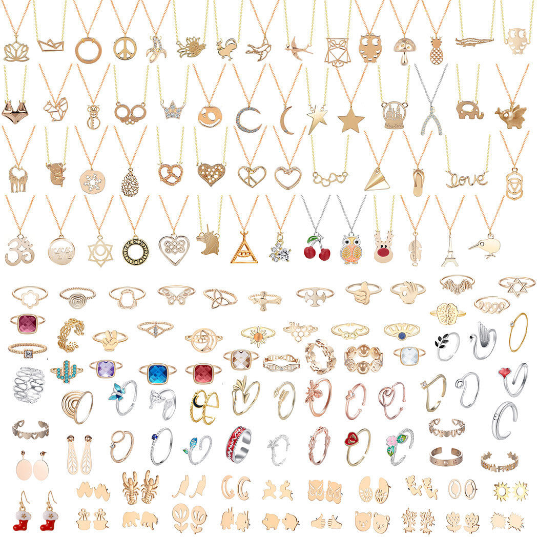 Christmas Jewelry Ornament Suit Blind Box 24-piece Set