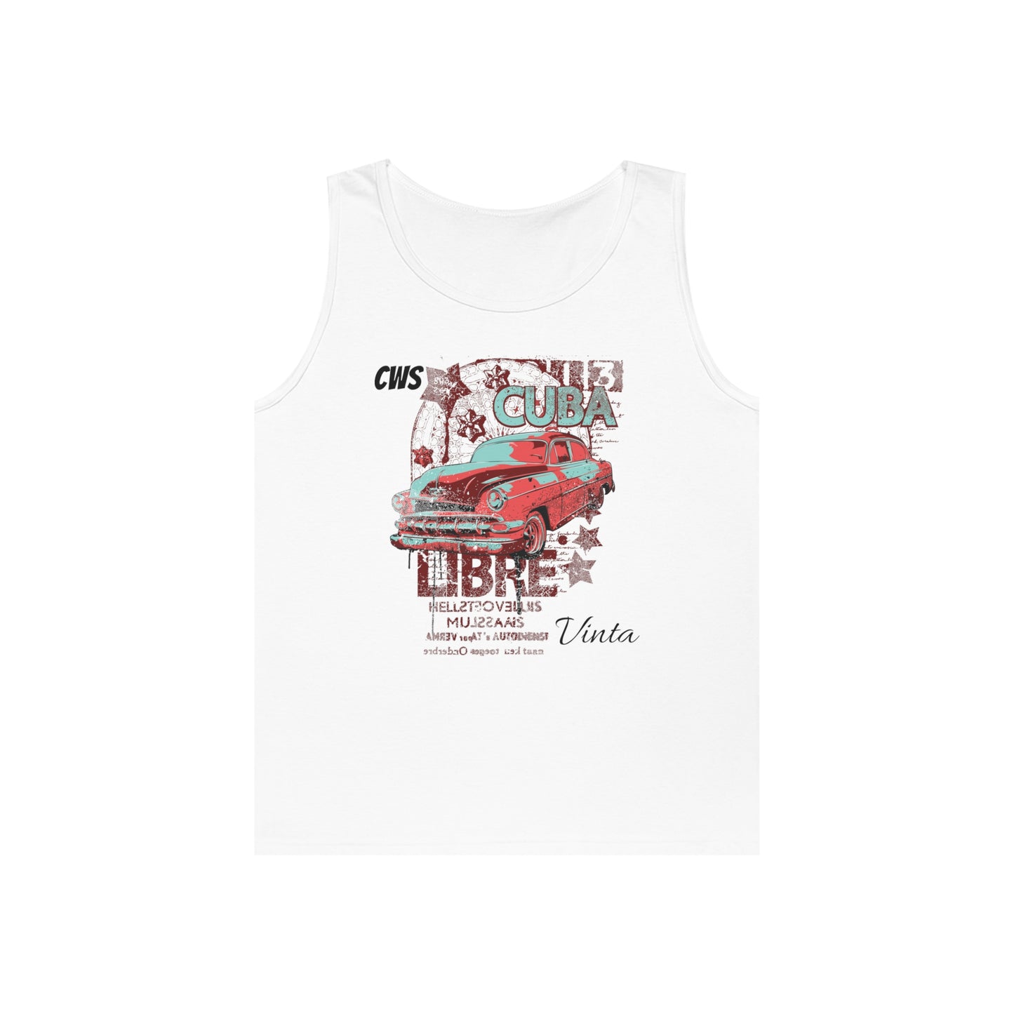 CWS Vinta Unisex Heavy Cotton Tank Top By Cozy Winter Store