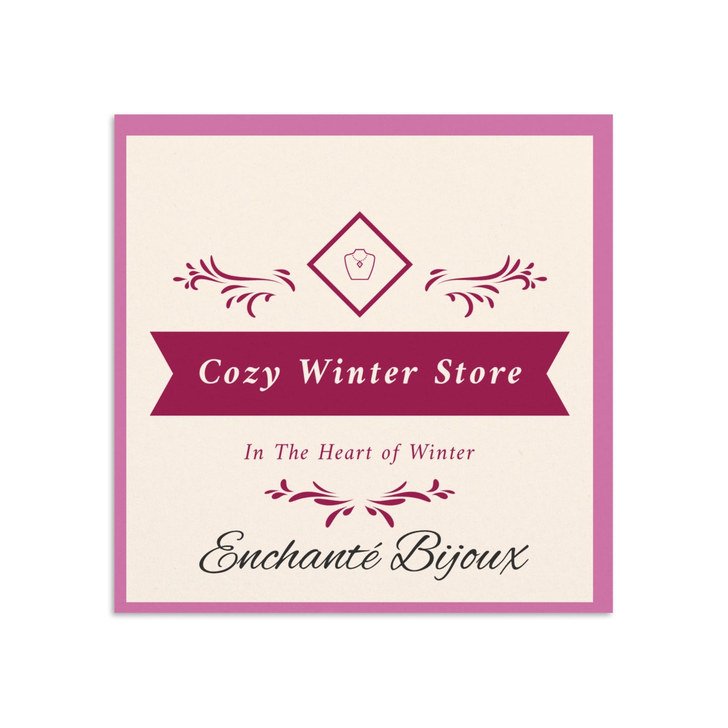 CWS Enchanté Bijoux Infinity Circle Necklace By Cozy Winter Store USA EXCLUSIVES ( ships within USA only)