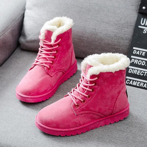 Snow boots with short tube plus velvet booties