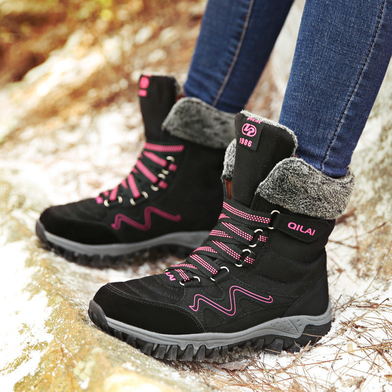 Conquer winter with LunaFrost's Outdoor Snow Boots—ideal for skiing, travel, and hiking. Embrace warmth and style with every step.