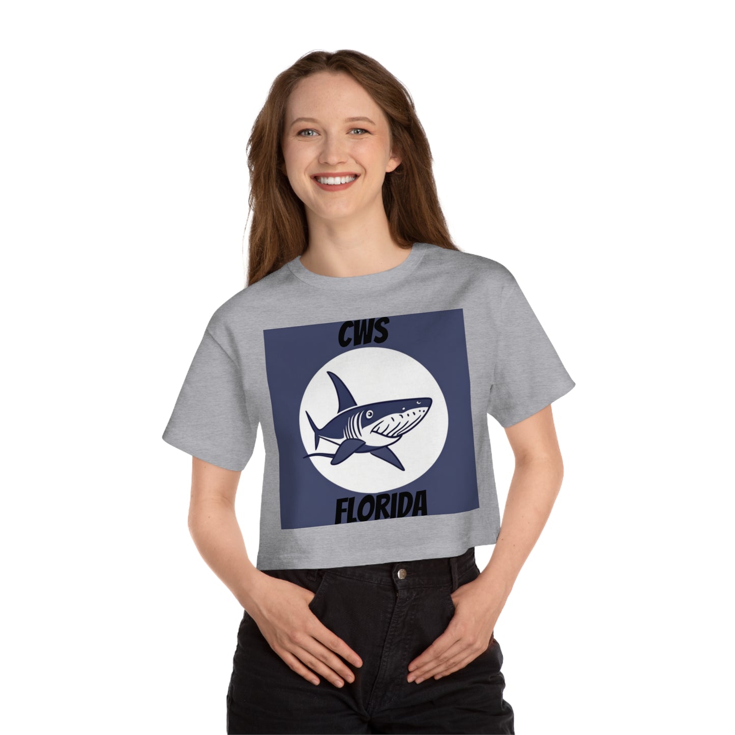 CWS Florida Champion Women's Heritage Cropped T-Shirt By Cozy Winter Store (ships within USA only)