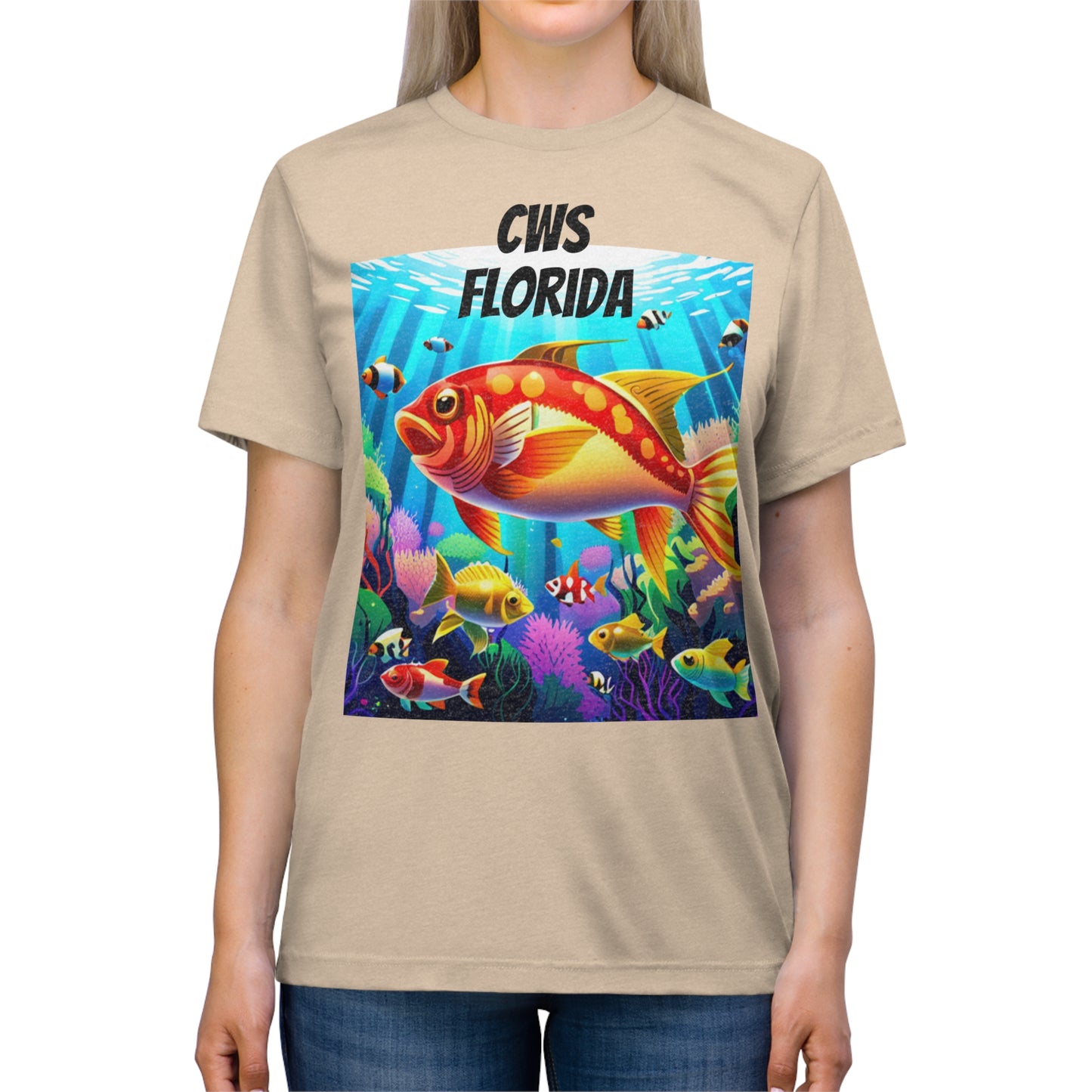 CWS Florida Unisex Triblend Tee By Cozy Winter Store