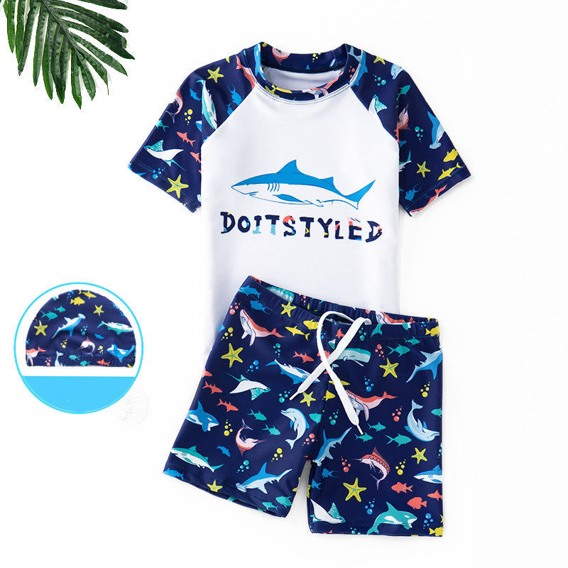 Split swimsuit for children