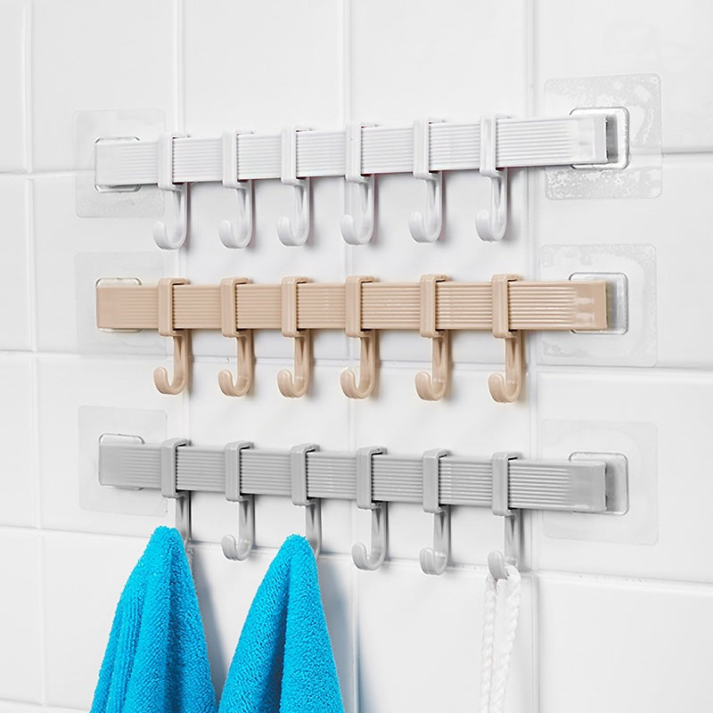 Punch-free Towel Rack Bathroom Kitchen Hook Bath Towel Towel Bar