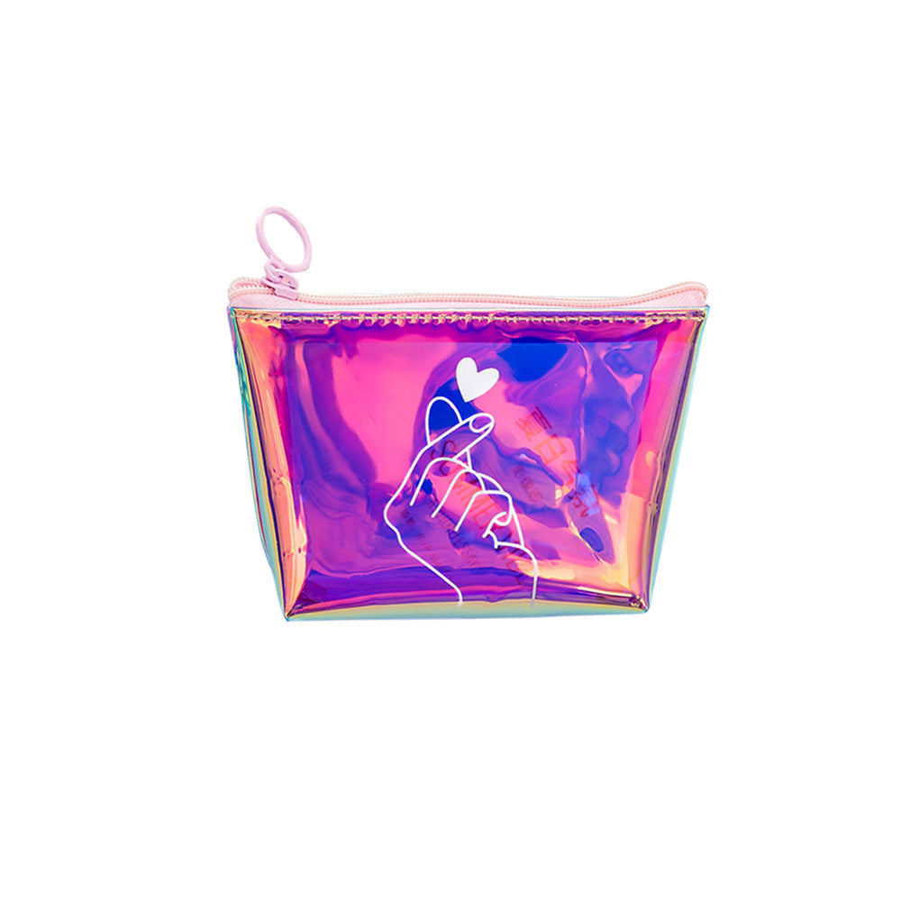 Laser colorful coin purse