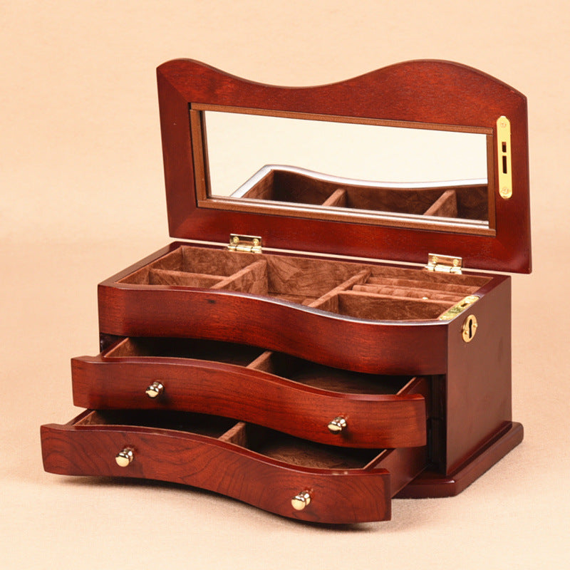 Storage Box Simple European Style Box Real Jewelry Box