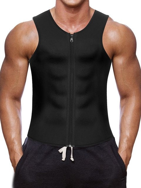 Fitness sports sweat sweat zipper vest