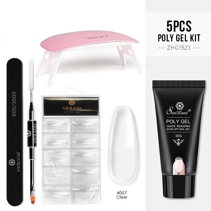 Quick Extension Gel Crystal Gel Nagel Set