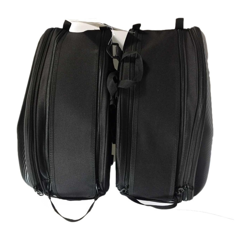 Motorcycle riding bag Saddle bag side pack to send waterproof cover to put helmet