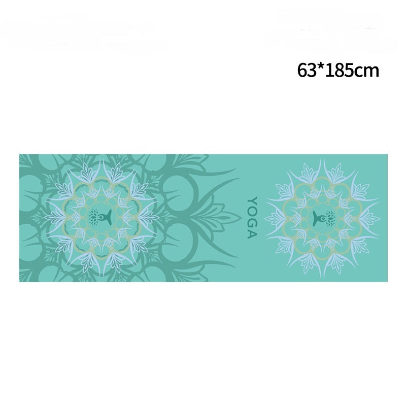 Non-slip printed yoga mat