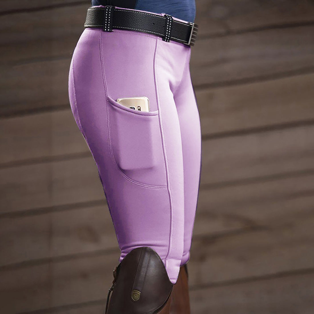 Stretch Equestrian Hip-Lifting Pants: Comfortable Casual Wear for Ladies