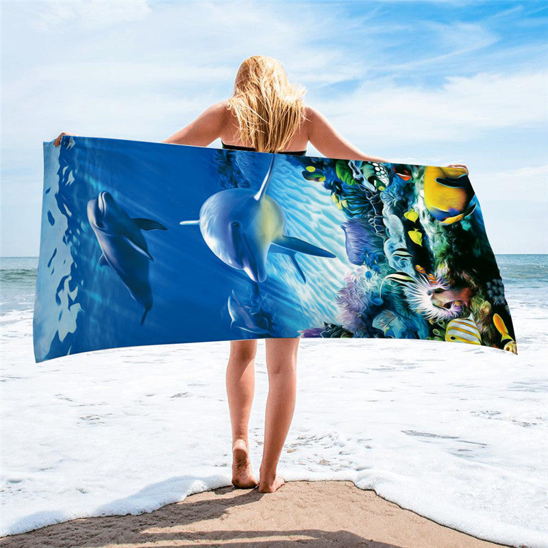 Square beach towel