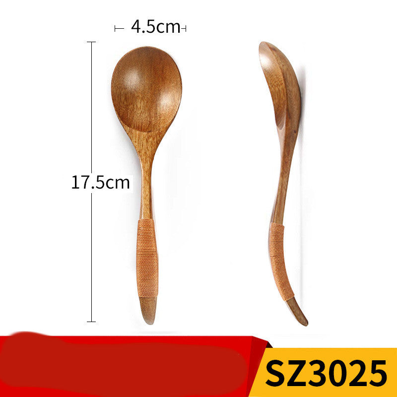 Fashionable Creative Wooden Spoon Dessert Honey Eating