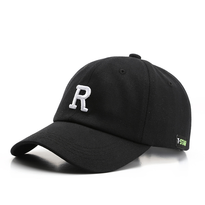 Adjustable Cap Letter R Embroidery Unisex Baseball Cap