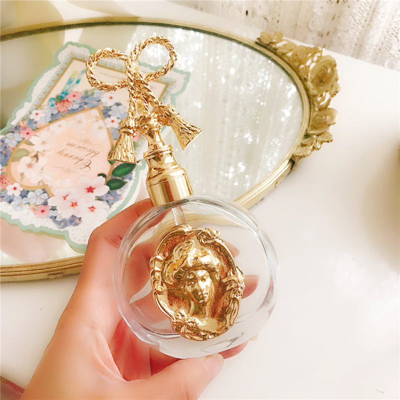 Essence Elysium presents: Luxury Semi-Handmade Antique Gilt Perfume Bottle.