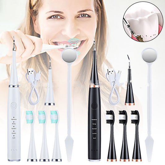 Electric Toothbrush Dental Calculus Remover Teeth Cleaning High Frequency Electric Household Teeth Cleaner Teeth Washing Artifact