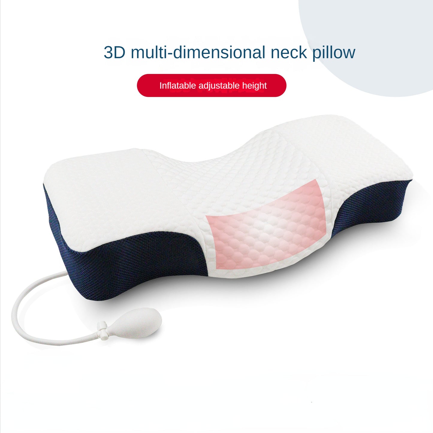 Memory Foam Traction Neck Airbag Pillow