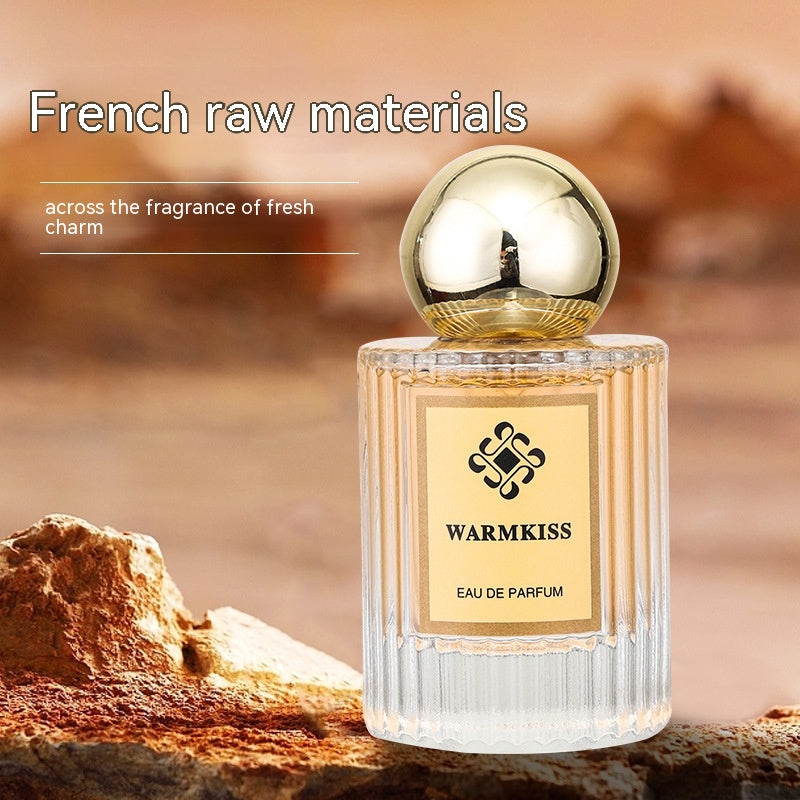 Embrace WarmKiss: Essence Elysium's Women's Long-lasting Natural Light Perfume.