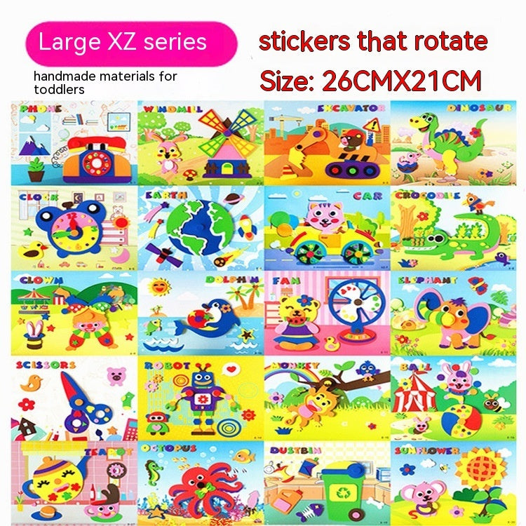 Creative Printed 3D Stickers For Children