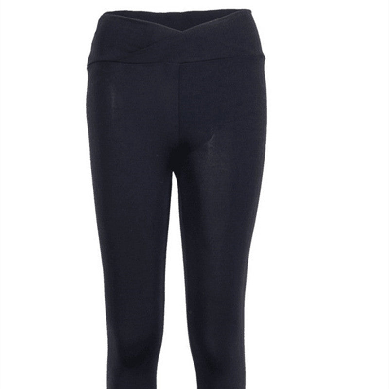 Modische Stretch-Leggings mit hoher Taille für Damen