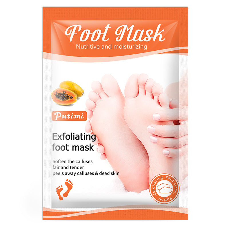 whitening and moisturizing foot mask