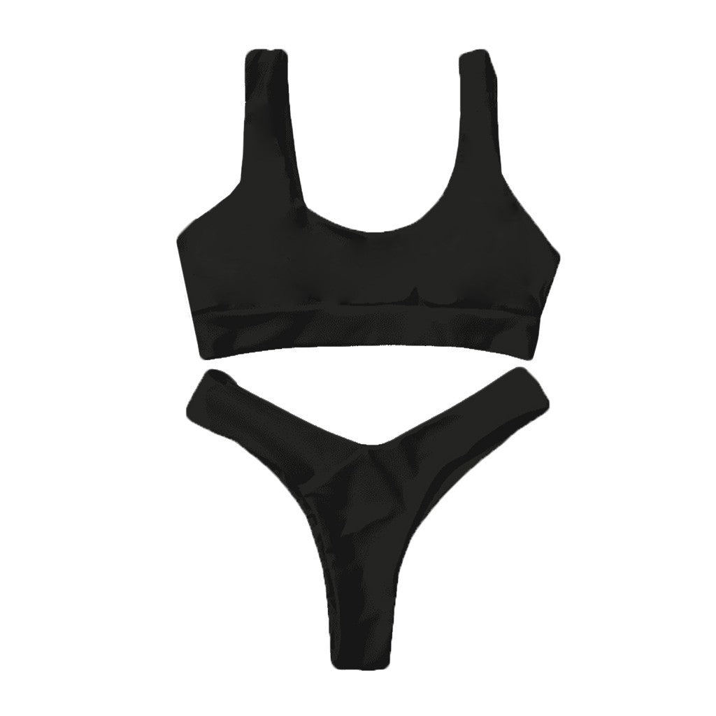 New sexy solid color bikini