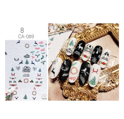 Christmas nail sticker