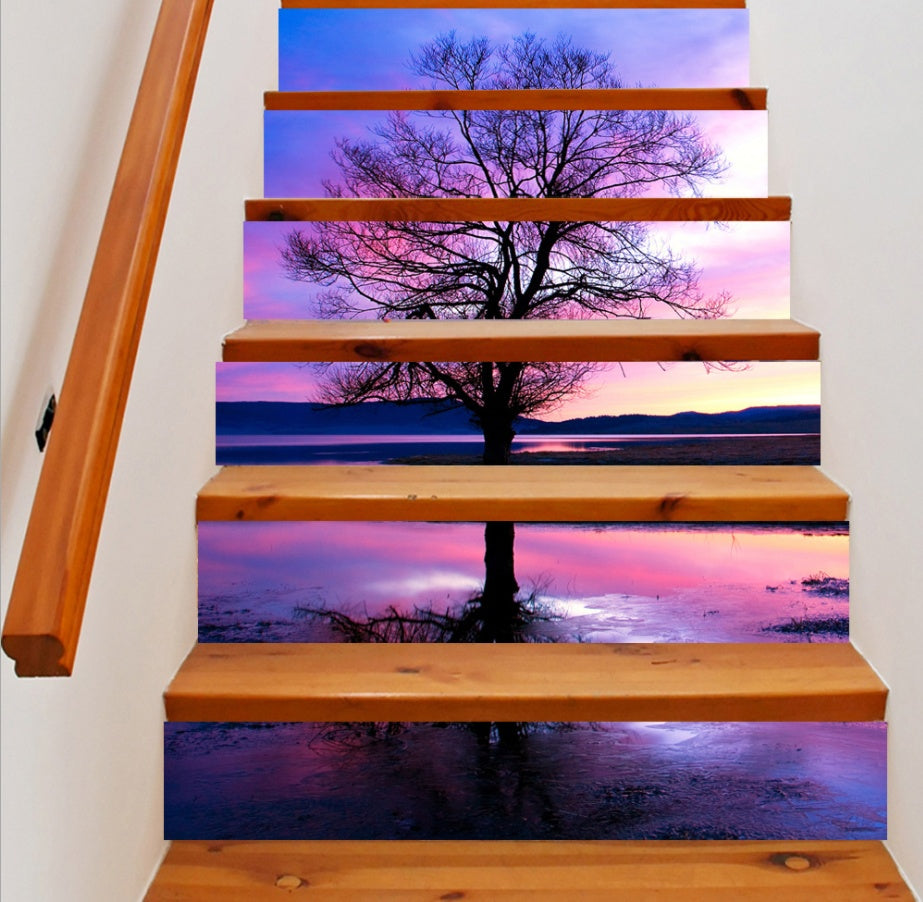 Self-adhesive stairs stickers