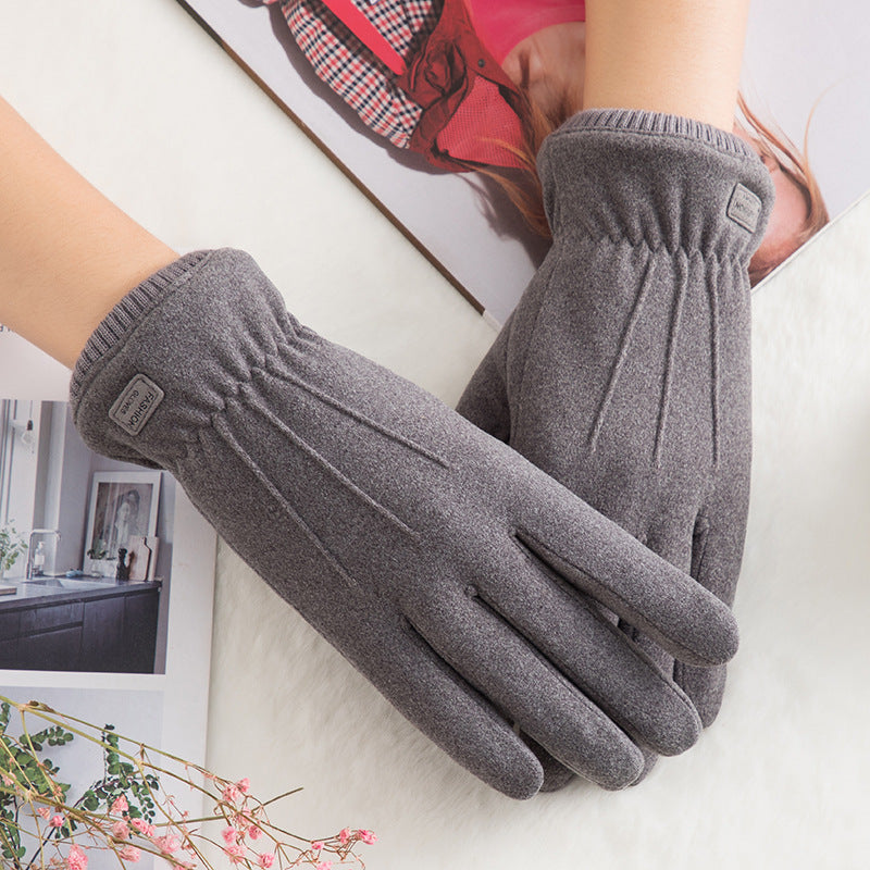 Verdickte Thermohandschuhe für den Winter für Damen