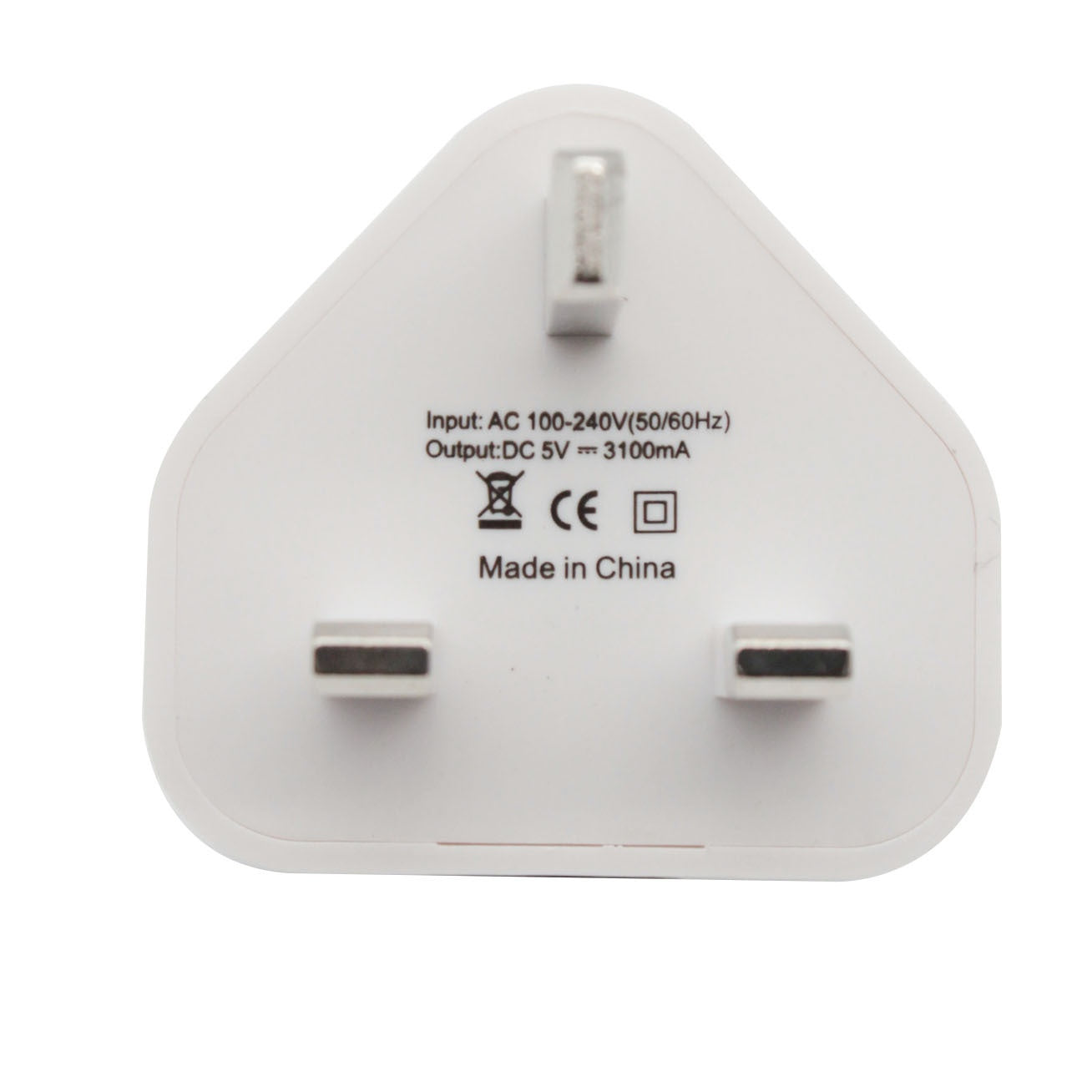 Compatible with Apple, Portable UK plug home wall charger travel adaptor 1 2 3 USB port charger for iphone charger original