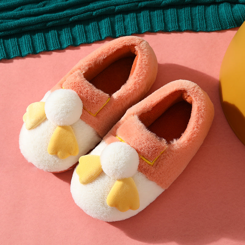 CoupleCozy: Plush home slippers for a warm and comfortable experience.