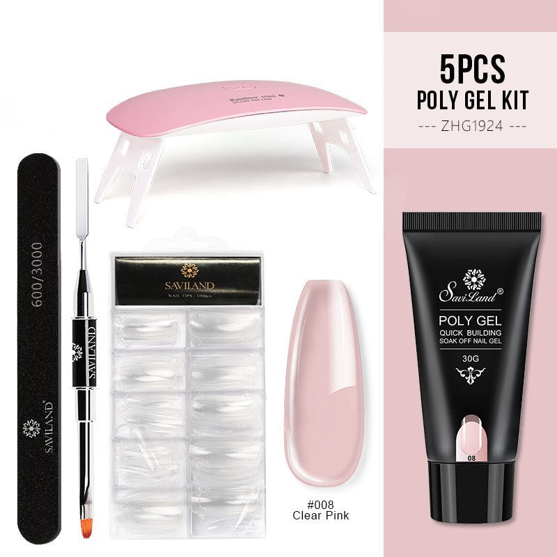 Quick Extension Gel Crystal Gel Nagel Set