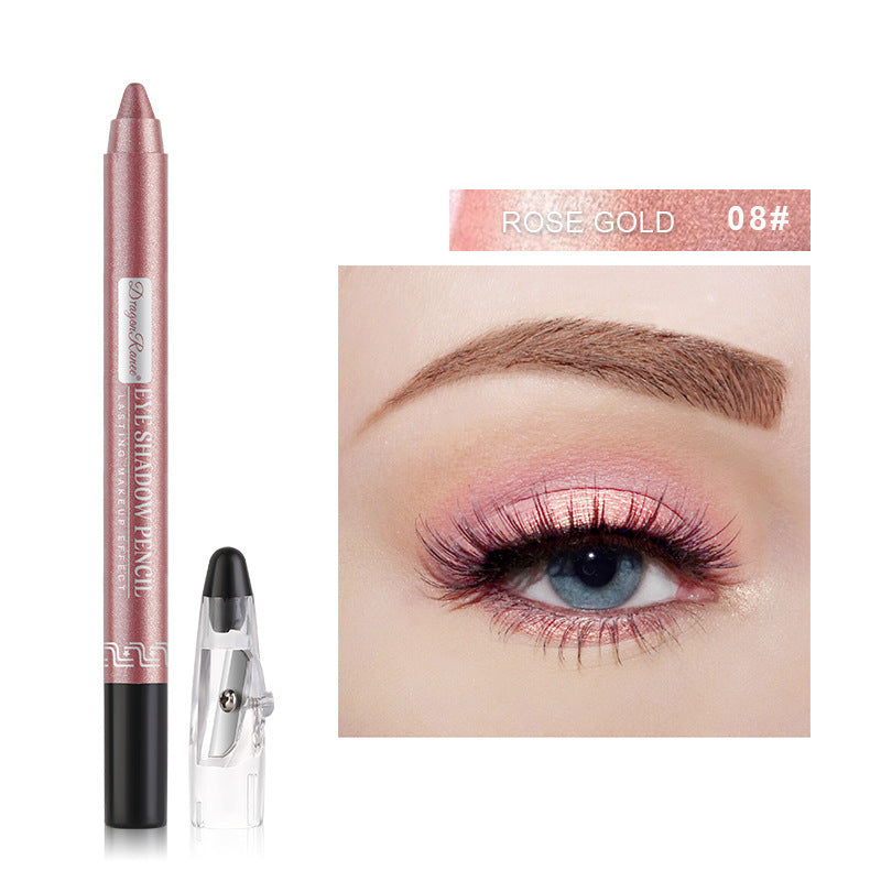 Eyeliner Eye Shadow Stick Shadow Pearlescent Eyeliner With Penknife Bubble Pen