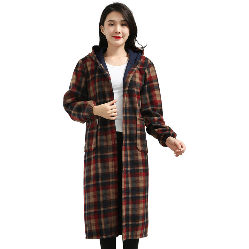 Lengthened Winter Warm Overclothes Men And Women