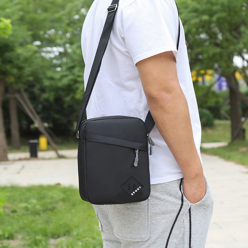 Men's Oxford Cloth Shoulder Crossbody Bag