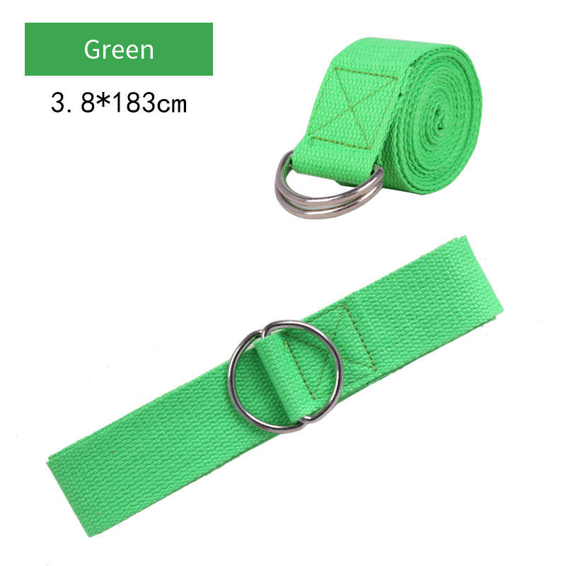 Pure Cotton Yoga Stretch Belt Fitness Tension Belt